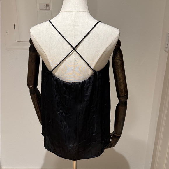 Mod Ref All Row satin cami top racer back blouse - Picture 2 of 12